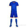 100% polyester voetbalshirt aangepaste unisex voetbal jersey